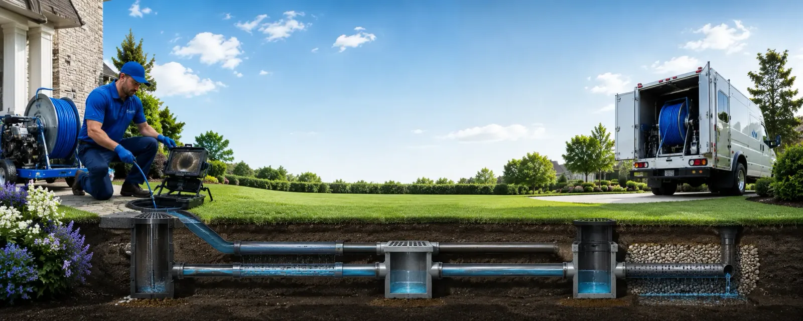 Outdoor drain cleaning information for Middletown, IA
